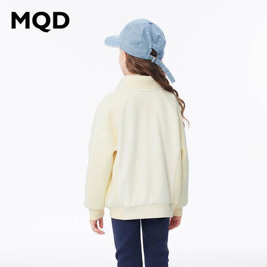 【秒】【MQD】女童冬季保暖舒适拼接立领外套 商品图3