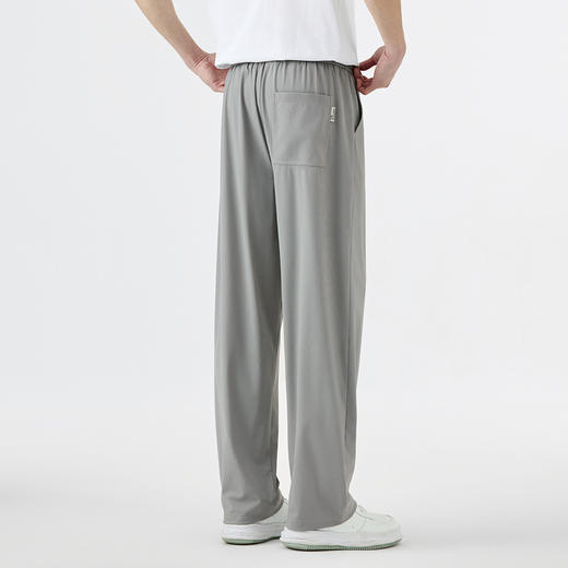 GXG男装【轻薄透气】25夏季时尚抽绳松紧腰舒适男式直筒休闲裤K&C 商品图10