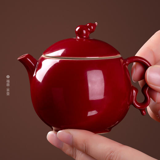 有福同享·福器 【非遗之美 壹葫纳福】东方匠心打造葫芦茶具，藏日月之灵气，赠知音之情谊 商品图2