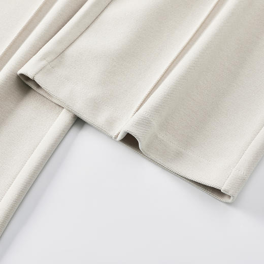 GXG男装25秋季时尚松紧腰系绳简约纯色百搭宽松直筒男式休闲裤K&C 商品图9