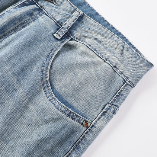 GXG男装【莱赛尔】25夏季亲肤柔软薄款透气百搭直筒男式牛仔裤K&C 商品图13