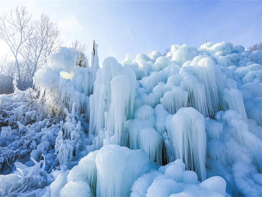 【玉渡山冰瀑1日】闯入玉渡山的琉璃梦境の通天瀑冰瀑奇观-极致蓝调 商品图1