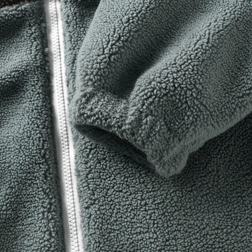 GXG男装冬季时尚撞色拼接颗粒绒加厚保暖立领休闲男式夹克K&C 商品图7