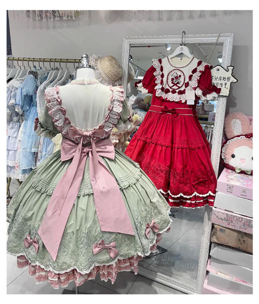 裁缝学苑AQ577短袖棉版Lolita优雅洛丽塔连衣裙纸样女装裙子样板图纸 商品图3