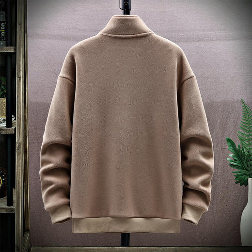 GXG男装冬季时尚简约保暖亲肤休闲百搭男式翻领卫衣K&C 商品图5