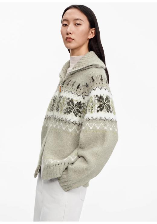 姜妍同款的费尔岛开衫外套 商品图3