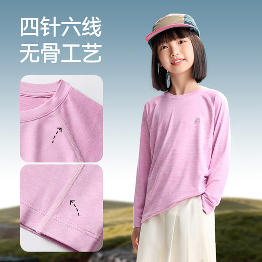 男女童圆领长袖针织衫秋季新款安奈儿童装EM531577 商品图2