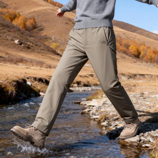 美利奴羊毛保暖防风棉裤冬季女士美丽诺羊毛保暖徒步运动棉裤 商品图4