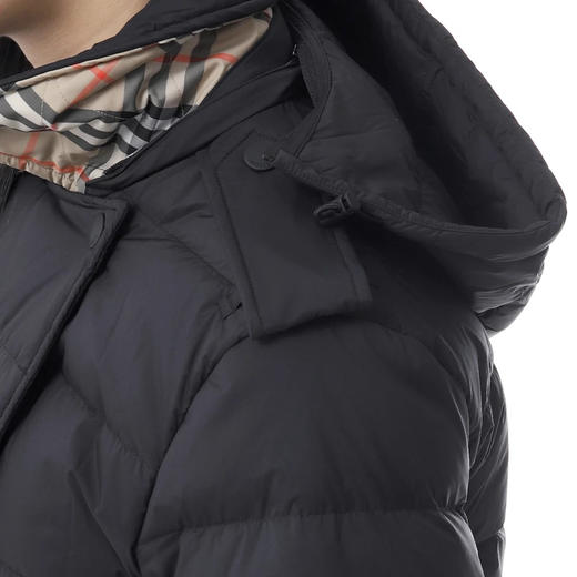 女士TRENCH风衣式样连帽腰带羽绒服 商品图3