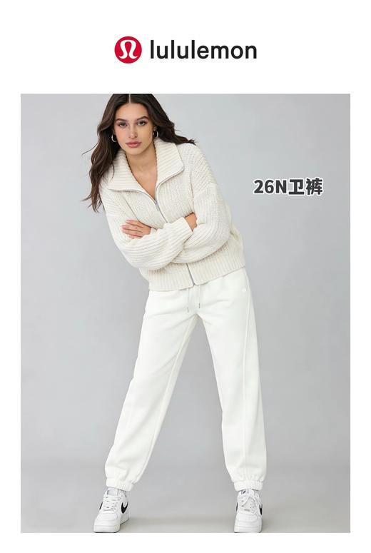 D121581冬季新款女士加厚羊绒蚕丝保暖束脚裤 商品图13