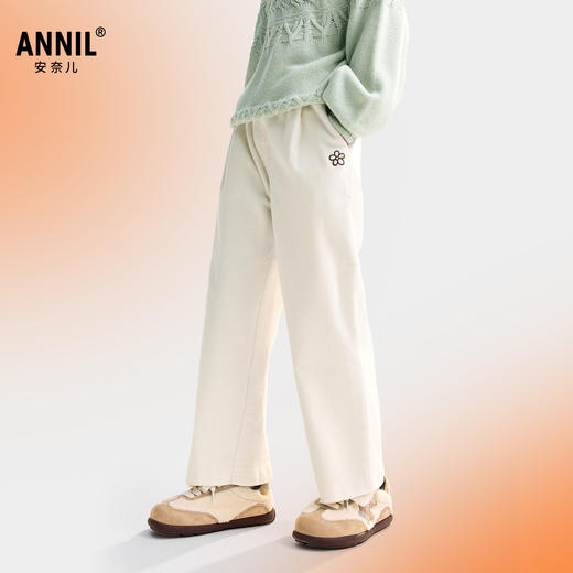 女童全腰梭织单裤秋季新款安奈儿童装EG536529 商品图1