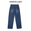 NORNS LADY诺恩 复古直筒牛仔裤宽松高腰阔腿休闲长裤 H25KC14968 商品缩略图1