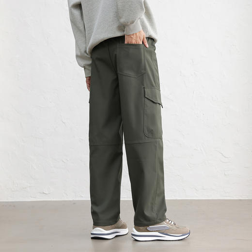 GXG男装【立体大贴袋】25秋季弹力松紧腰运动男式工装直筒休闲裤K&C 商品图9