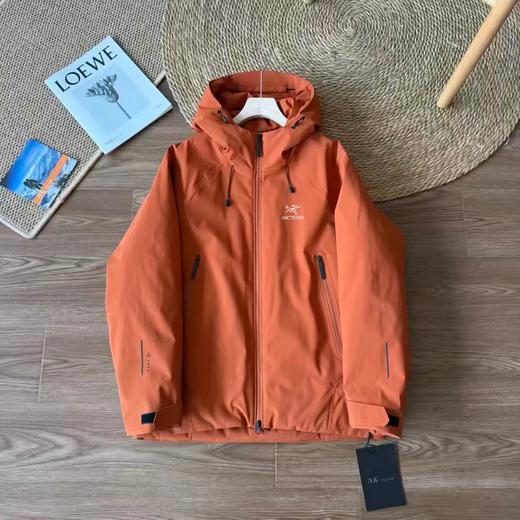 D121514冬季户外防风保暖90绒压胶冲锋衣羽绒服男女同款 商品图6