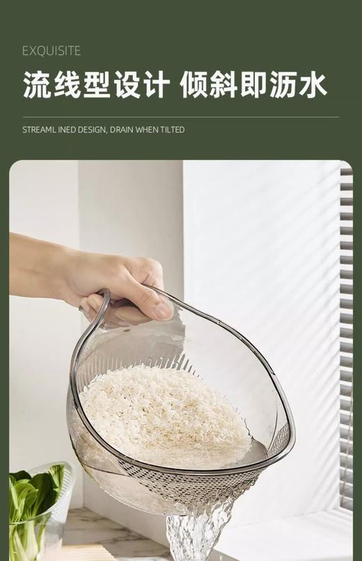 【厨房多功能带手柄洗米筛】-CC 商品图8