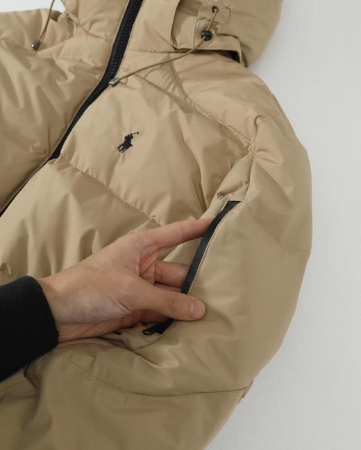 D121510冬季款精典马球徽标可拆卸连帽羽绒服男女同款 商品图9