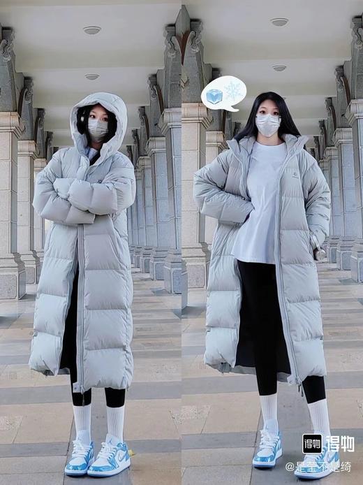 D121553长款羽绒服钛肌泡B1361仿生科技情侣款途徒步滑雪旅行外套 商品图9