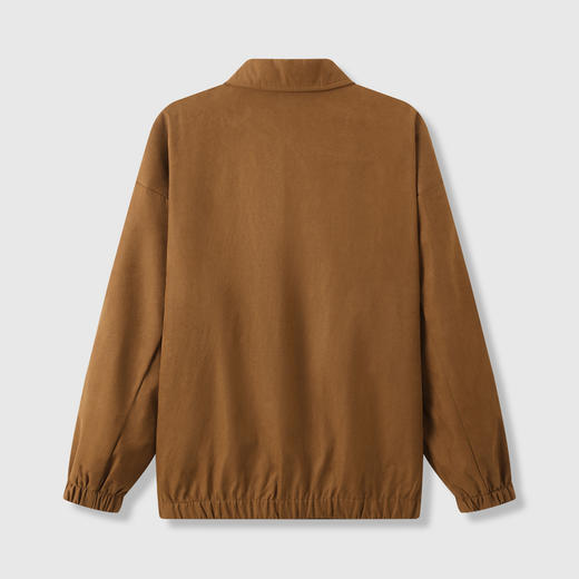 GXG男装25秋季时尚百搭简约通勤休闲外套男式翻领短款夹克K&C 商品图5