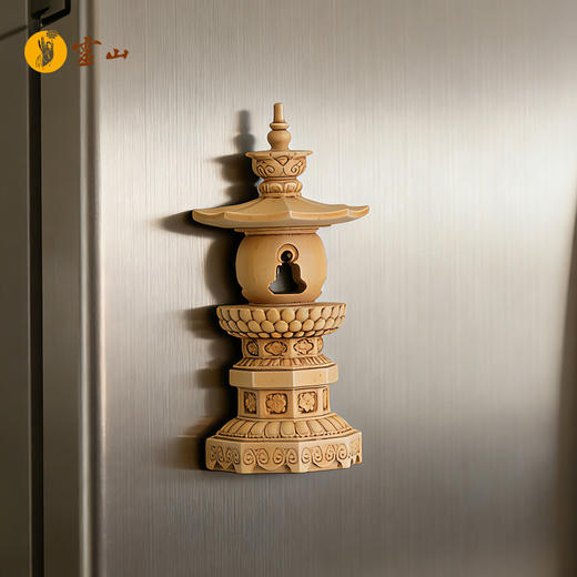 灵山佛光石塔灯冰箱贴 商品图4