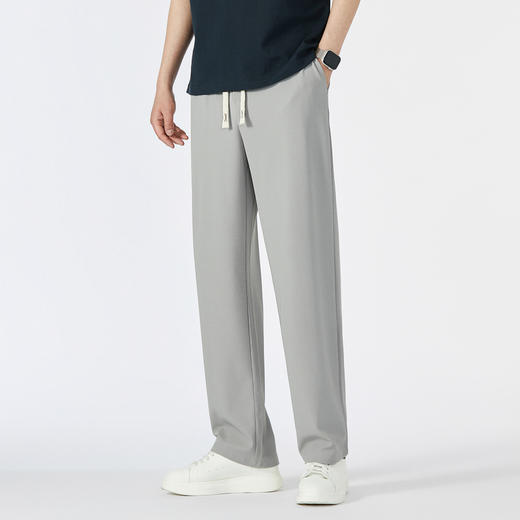 GXG男装夏季时尚抽绳休闲裤男士日常百搭直筒长裤K&C 商品图6