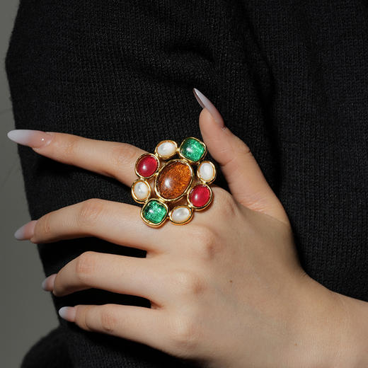 北京仓｜Goossens Paris-BOHEME-多宝 岩石水晶 戒指［法国设计师］ 商品图1