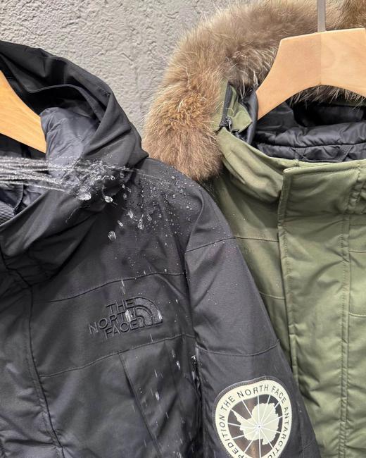 D121540休闲机能工装风纯色毛领连帽中长款滑雪服极地羽绒服男女同款 商品图9