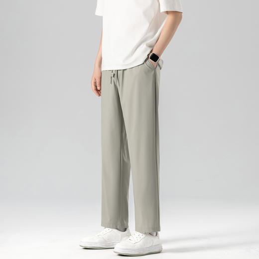 GXG男装【轻薄透气】夏季时尚百搭男款运动风休闲直筒长裤K&C 商品图12