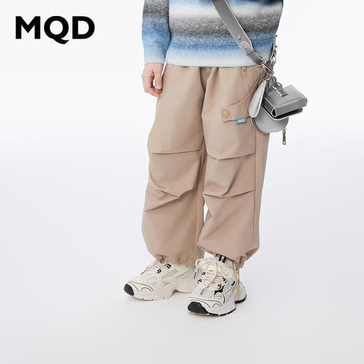 【秒】【MQD】男童冬季潮酷舒适户外风休闲针织长裤 商品图3