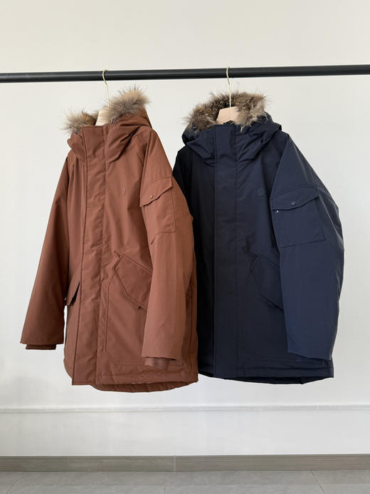 【秒杀价已调 直接拍】HAZZYS 哈吉斯 张晚意同款 毛毛领 中长 工装羽绒服 商品图7