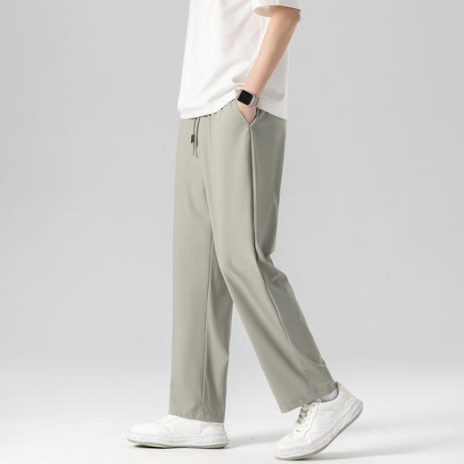 GXG男装【轻薄透气】夏季时尚百搭男款运动风休闲直筒长裤K&C 商品图13