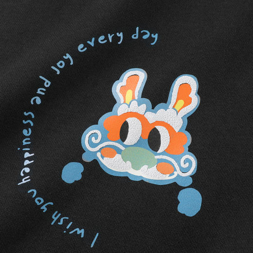 GXG男装【龙年贺岁】冬季新年潮流男女同款喜庆百搭加绒圆领卫衣K&C 商品图10