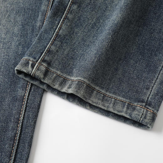 GXG男装25秋季日常通勤亲肤牛仔裤潮流休闲简约百搭男式锥形裤K&C 商品图11