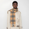 BURBERRY 巴宝莉 中性窄版格纹羊绒围巾 格子 8113377 B9719 商品缩略图3