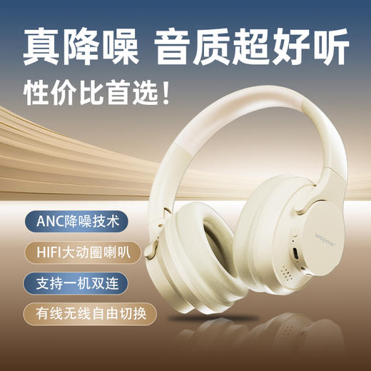 沃品 头戴式降噪蓝牙耳机BTS01 商品图0