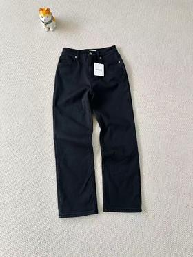 【土壤牛仔】ICICLE之禾女装秋冬加绒加厚棉弹牛仔直筒裤