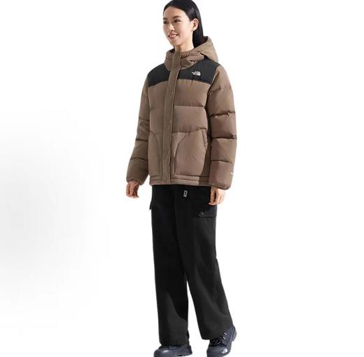 D121594女款550蓬防泼水鹅绒保暖宽松长袖羽绒服 商品图5