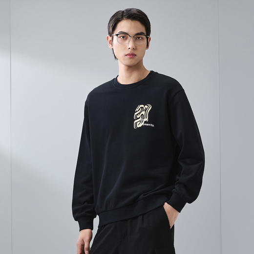 GXG男装【蛇年大吉】25春季生肖本命年新年款男女同款圆领卫衣K&C 商品图2