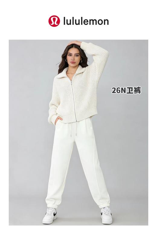 D121581冬季新款女士加厚羊绒蚕丝保暖束脚裤 商品图12