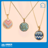 心艺手作：“努苏姆”系列项链 Moonshell Gold Nuusum Necklace in Blue/Pink/Teal 商品缩略图0