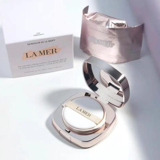 心选丨【保税仓 顺丰直发】LA MER/海蓝之谜鎏金气垫正装12g（赠同款替换芯12g）+海蓝之谜洁面30ml 商品图8