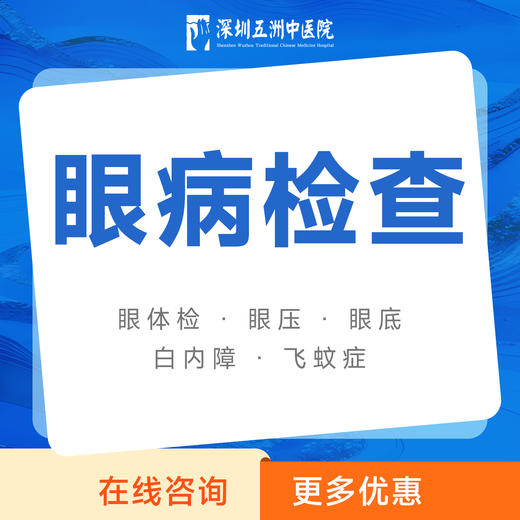 【眼病检查】眼部疾病｜飞蚊症白内障眼底出血眼体检 商品图0