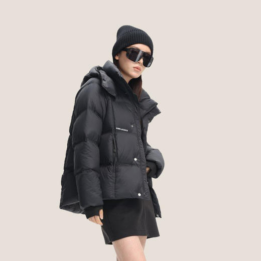 【19061】黑金系列女士短款羽绒服 商品图1