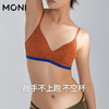 「提拉」莫妮MONI蕾丝性感法式三角杯超薄内衣小胸聚拢无钢圈文胸 商品缩略图2