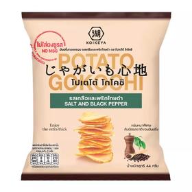 湖池屋黑胡椒味咸脆食品44g