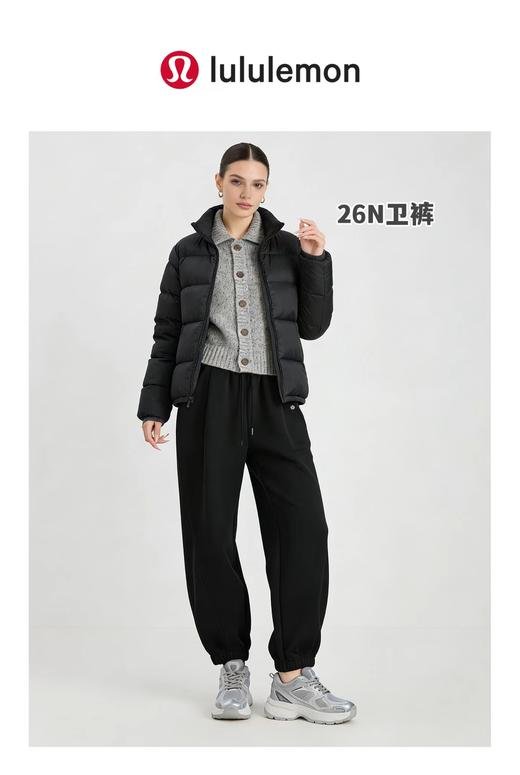D121581冬季新款女士加厚羊绒蚕丝保暖束脚裤 商品图5