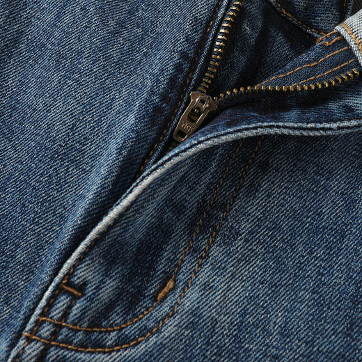 GXG男装25秋季日常通勤纯色简约百搭休闲时尚亲肤男式直筒牛仔裤K&C 商品图10