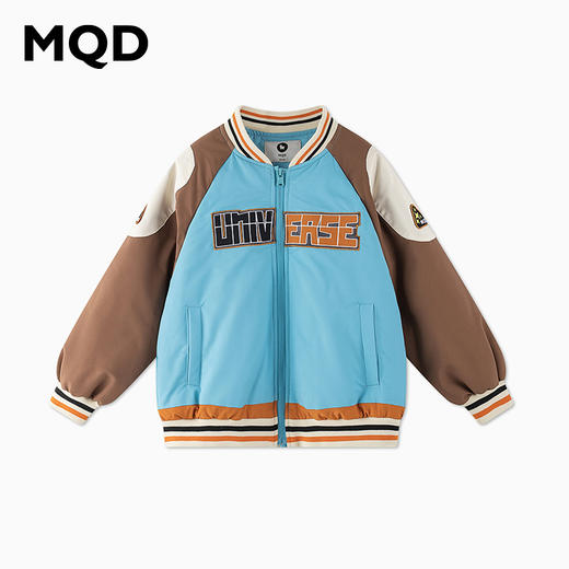 【秒】【MQD】男童潮酷贴布绣保暖舒适棒球领羽绒服 商品图6