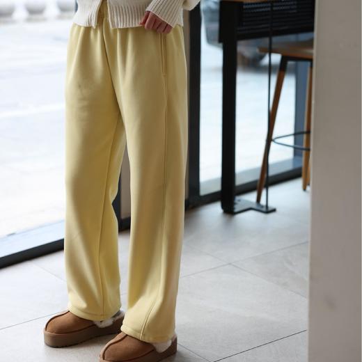 Beau Muse小暖炉加绒加厚休闲卫裤 脚口抽绳版/小个子束脚版 商品图9