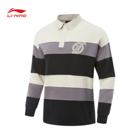 李宁韦德系列男子长袖POLO衫APLV409