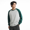 GXG男装秋季时尚撞色拼接套头圆领插肩袖男式长袖休闲卫衣K&C 商品缩略图9